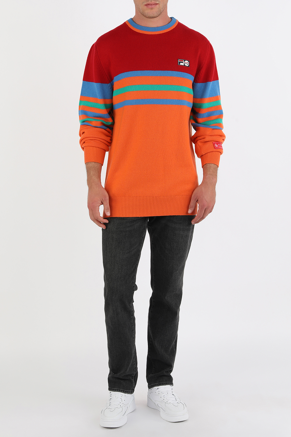 פילה X קייט גרנד סוודר קשמיר צבעוני